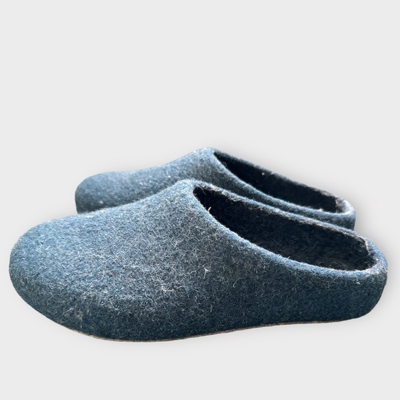 Kyrgies Classic Wool Slippers, size 37, blue - Picture 3 of 7